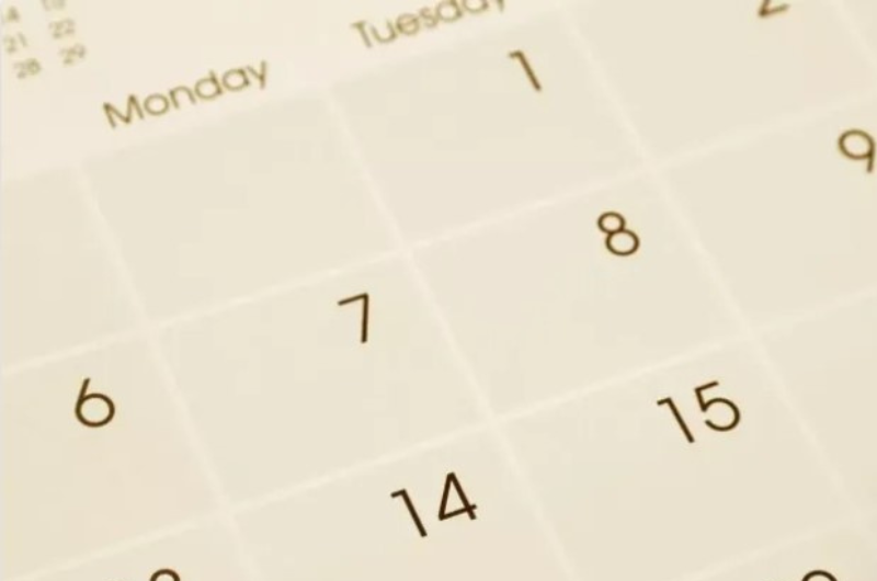2026年 レストラン 平日・休日区分表